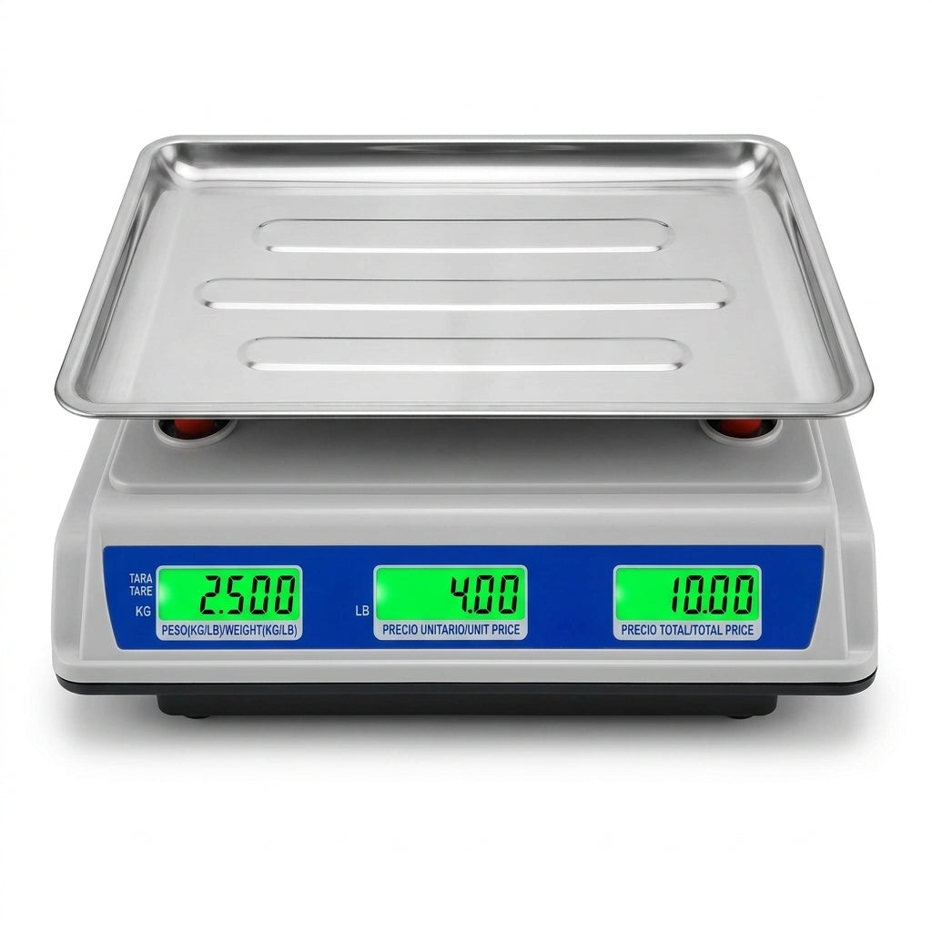 Báscula digital de 40 kg con cálculo de precio