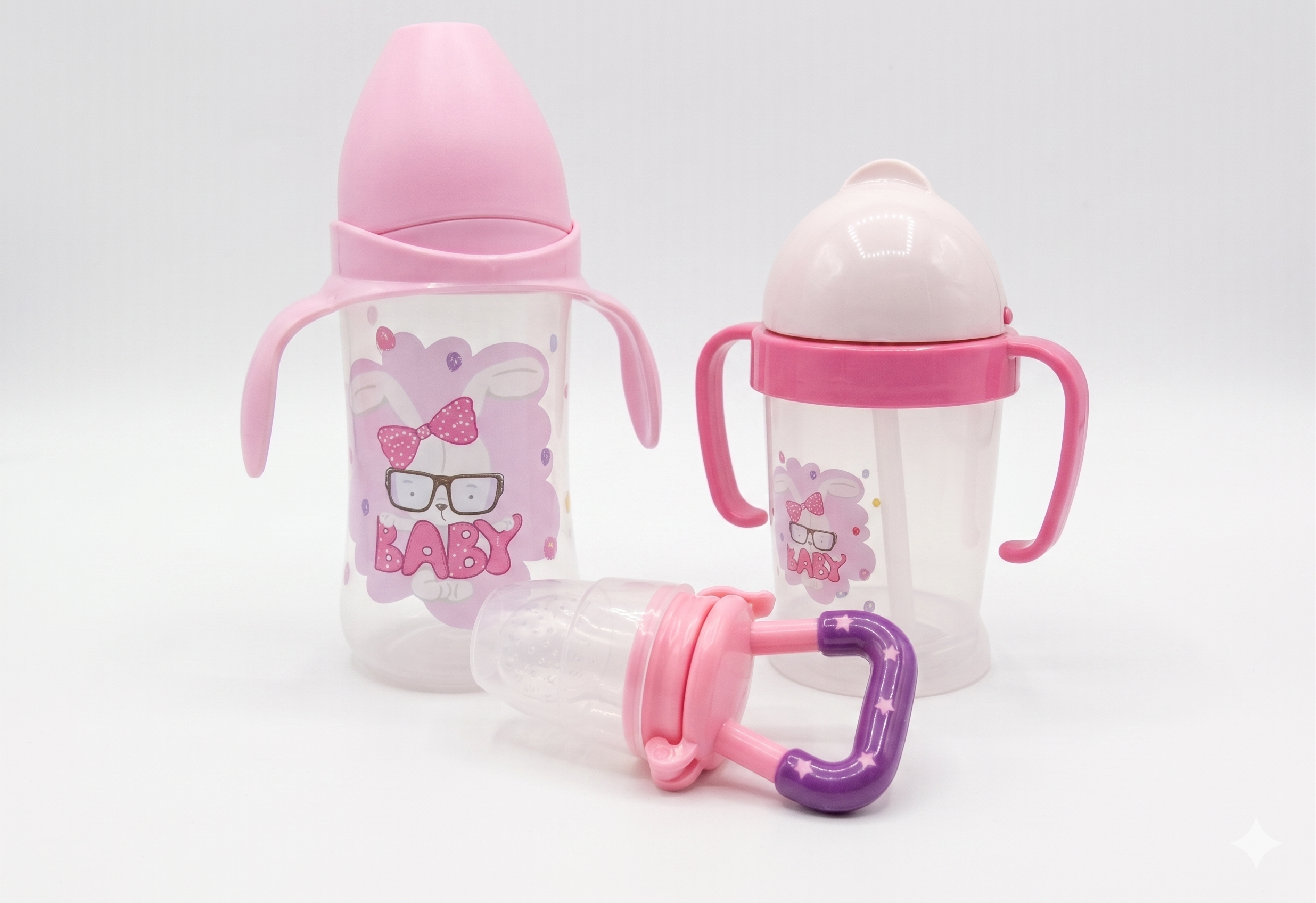 Juego de Biberones 3 Piezas Bambino