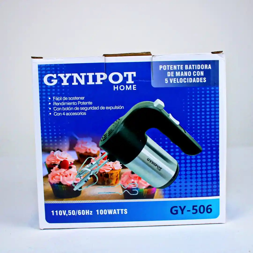 Batidora de Mano Acero Inoxidable Gynipot
