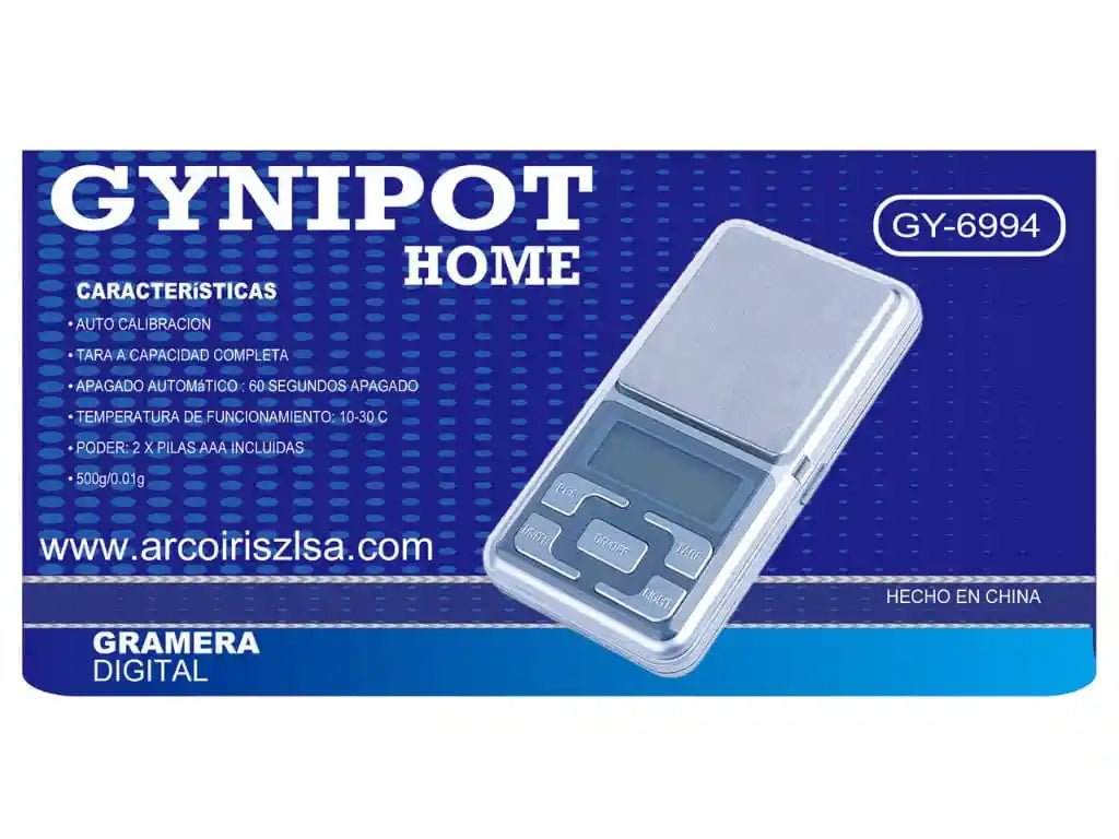 Báscula de Precisión Pequeña Rectangular Gynipot