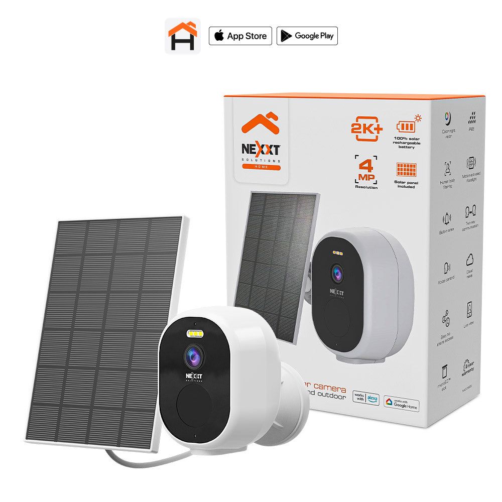 Cámara con Panel Solar Nexxt Solutions NHC-OF20S