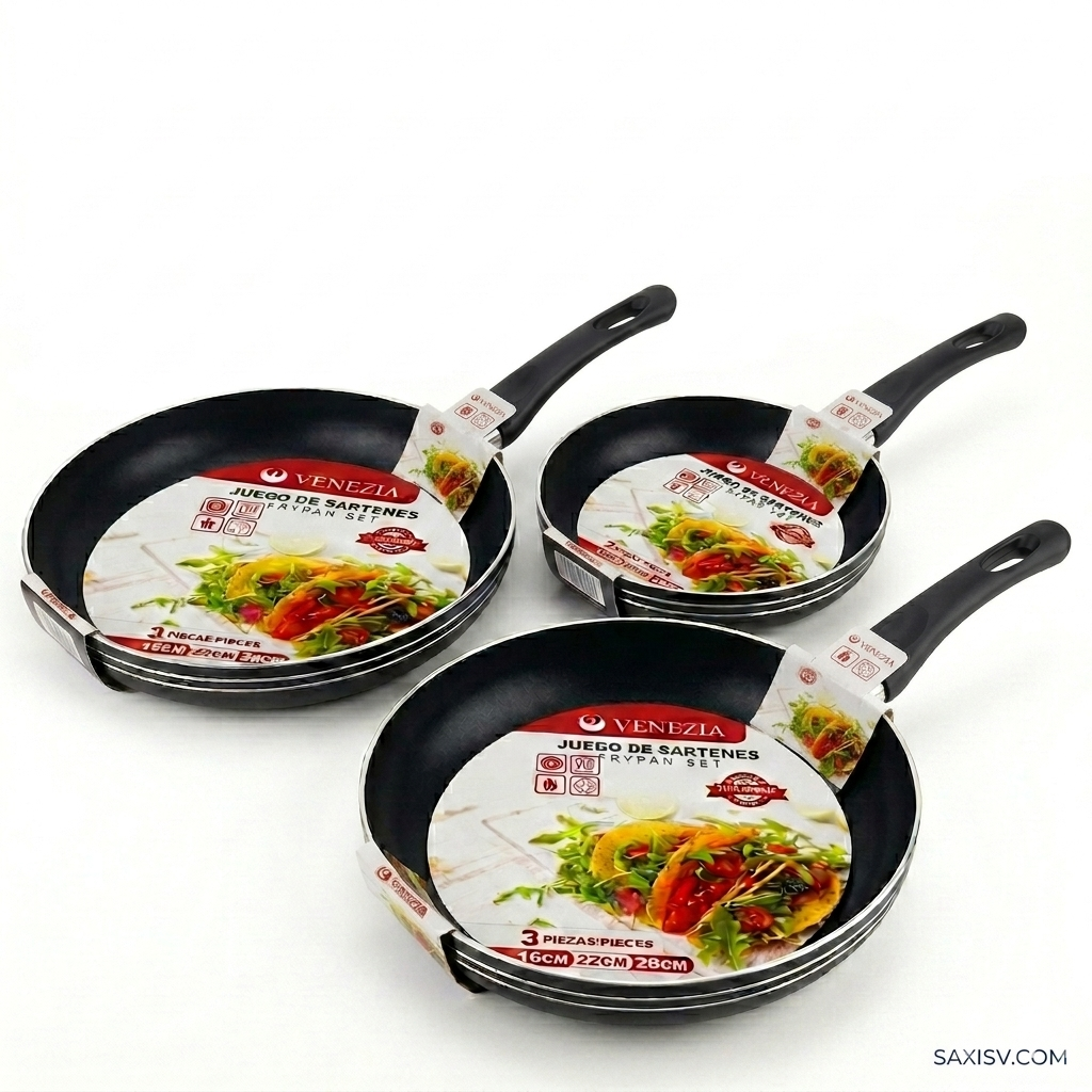 Set de Sartenes Venezia (16cm, 22cm, 28cm)